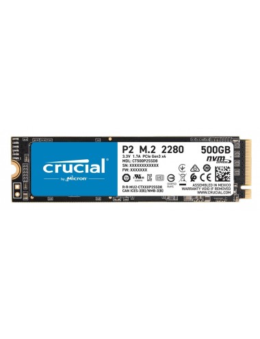 Crucial P2 500GB NVMe PCIe...