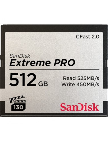 Extreme Pro CFAST 2.0 512GB...
