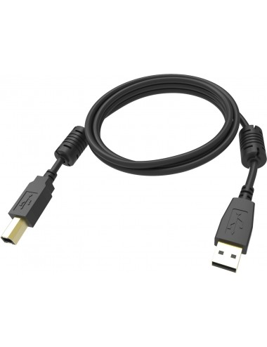 VISION 2m Black USB 2.0 cable