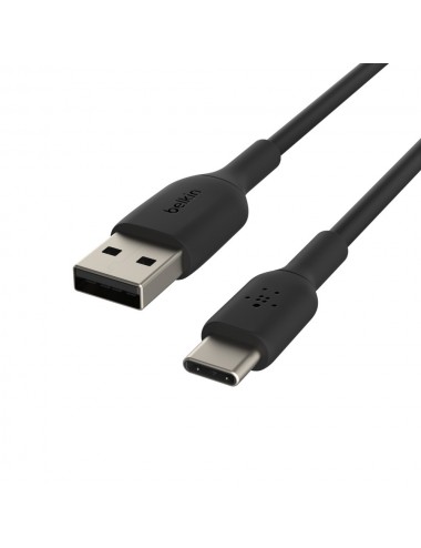 USB-A to USB-C Cable 2M Black