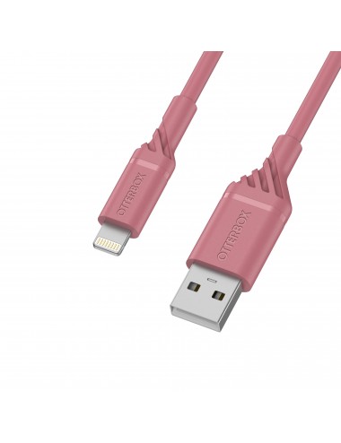 Cable USB A-Lightning 1M Pink