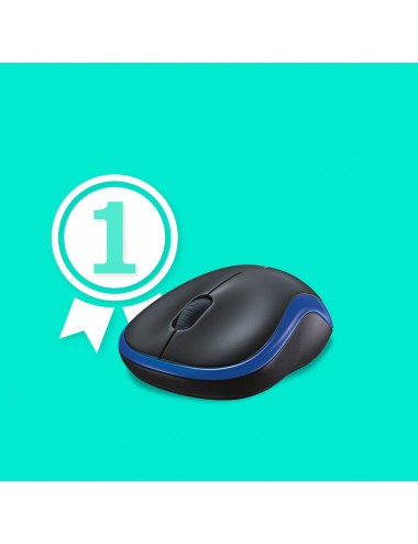 Wireless Mouse M185 Blue EER