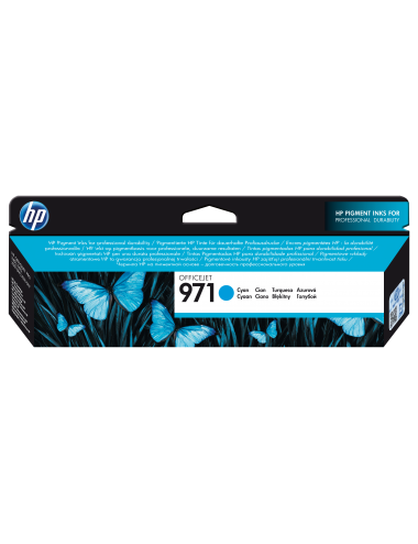 HP 971 Cyan Ink Cartridge