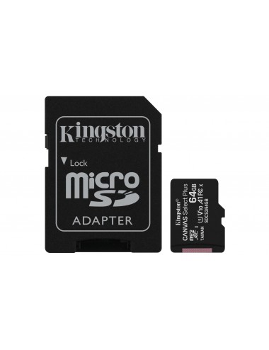 64GB micSD Two Pack+Single ADP