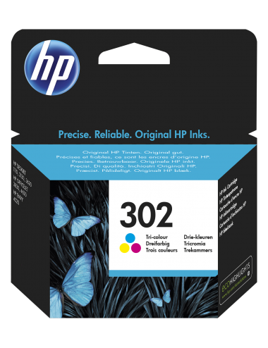 HP Ink/302 Tri-Colour Cart